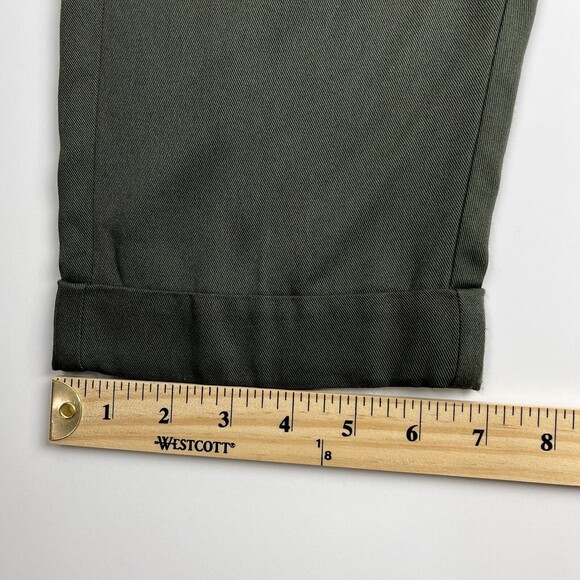 Chicos Women's Green Pull On Cargo Pocket Drawstring Ankle Pants - Picture 14 of 16